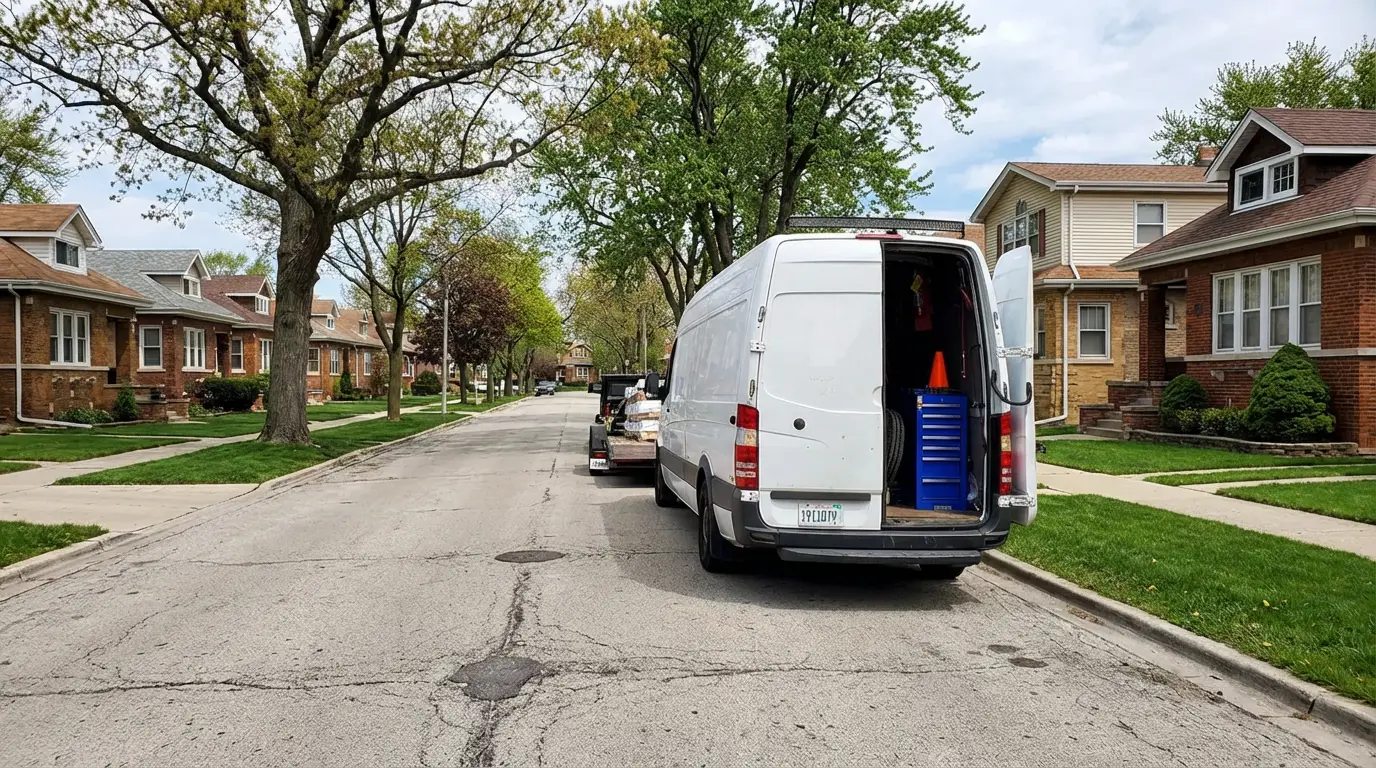 Fully Equipped Mobile Tire Van